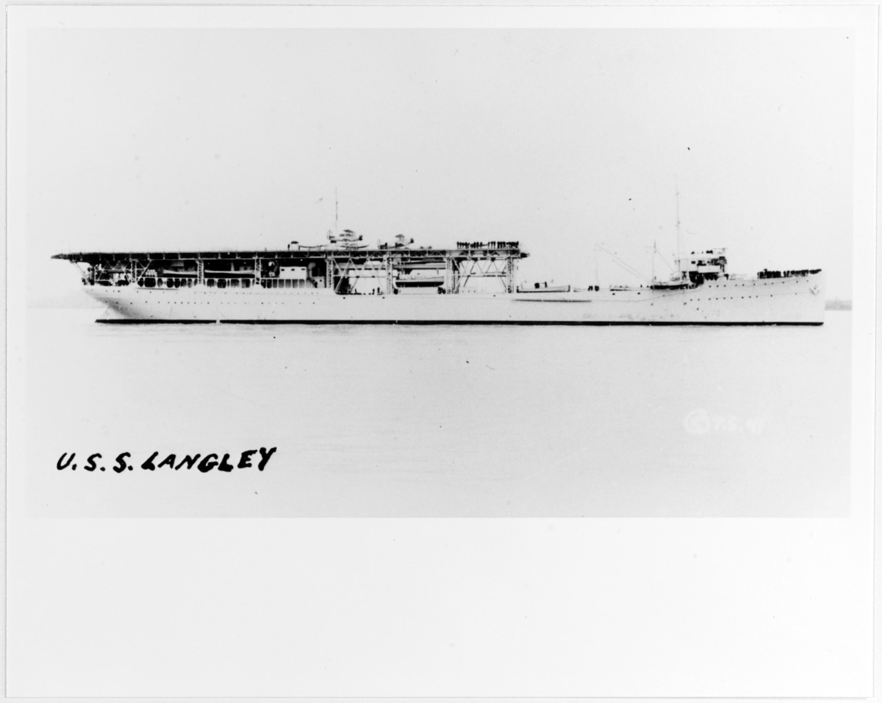 USS LANGLEY (AV-3), 1941. 