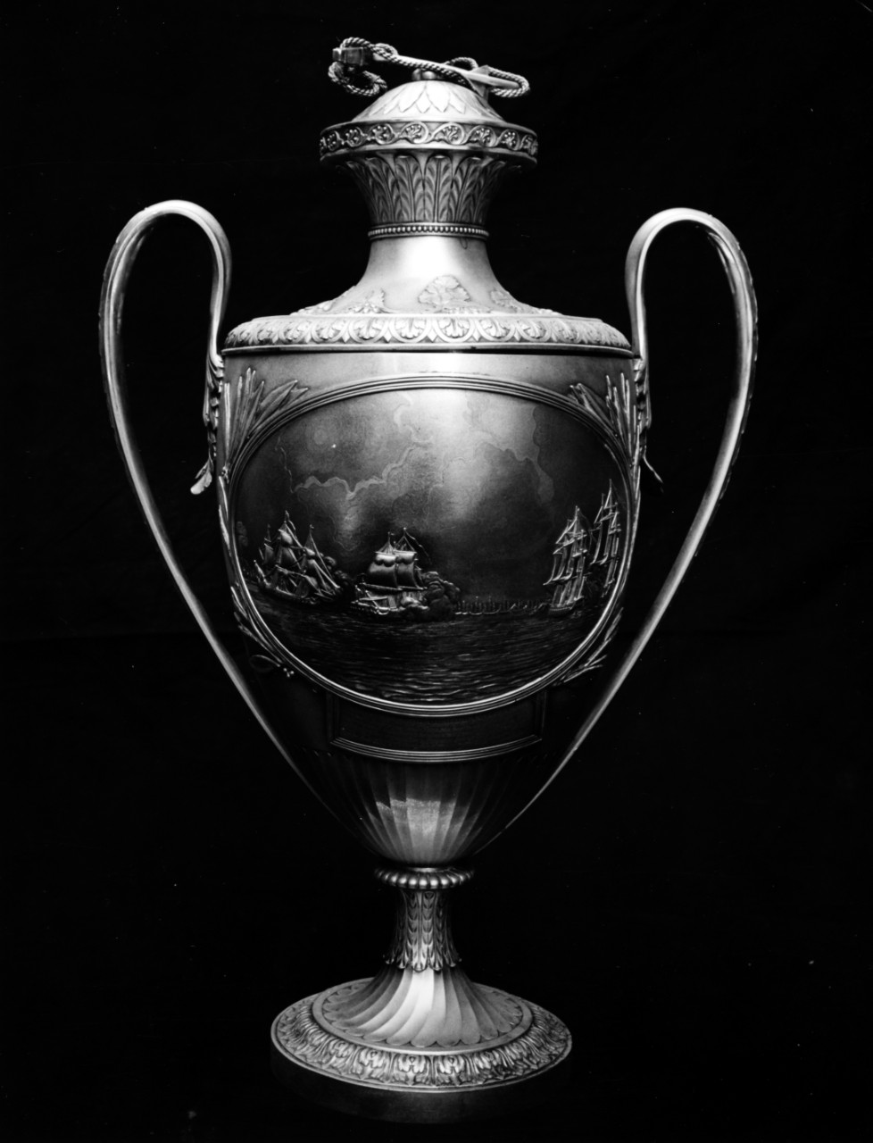 Pearson Cup presented to Captain Sir Richard Pearson, Royal Navy