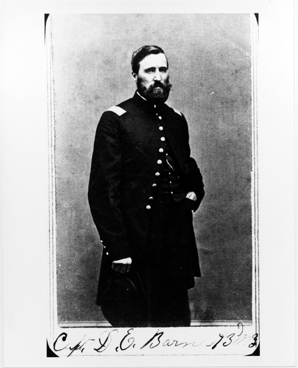 Master D.E. Barnes, USN, 1862. 