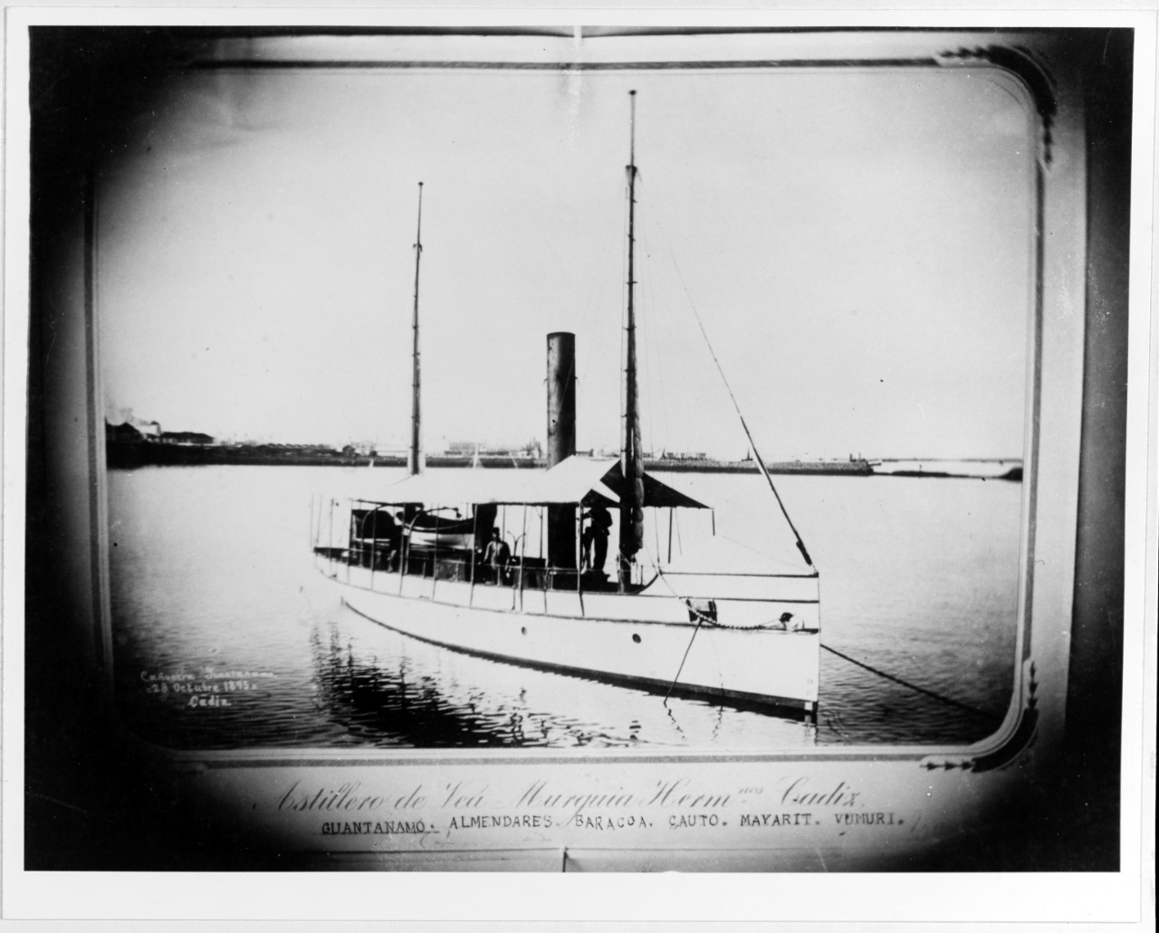 GUANTANAMO (Spanish Gunboat, 1895-1898) 