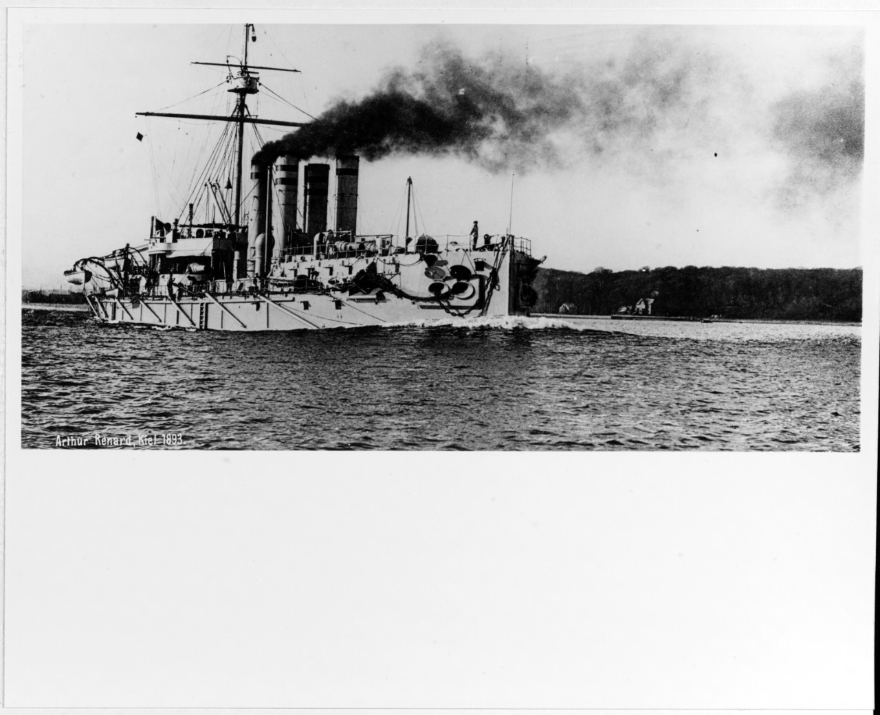 BAYERN (German Battleship, 1878-1919) 