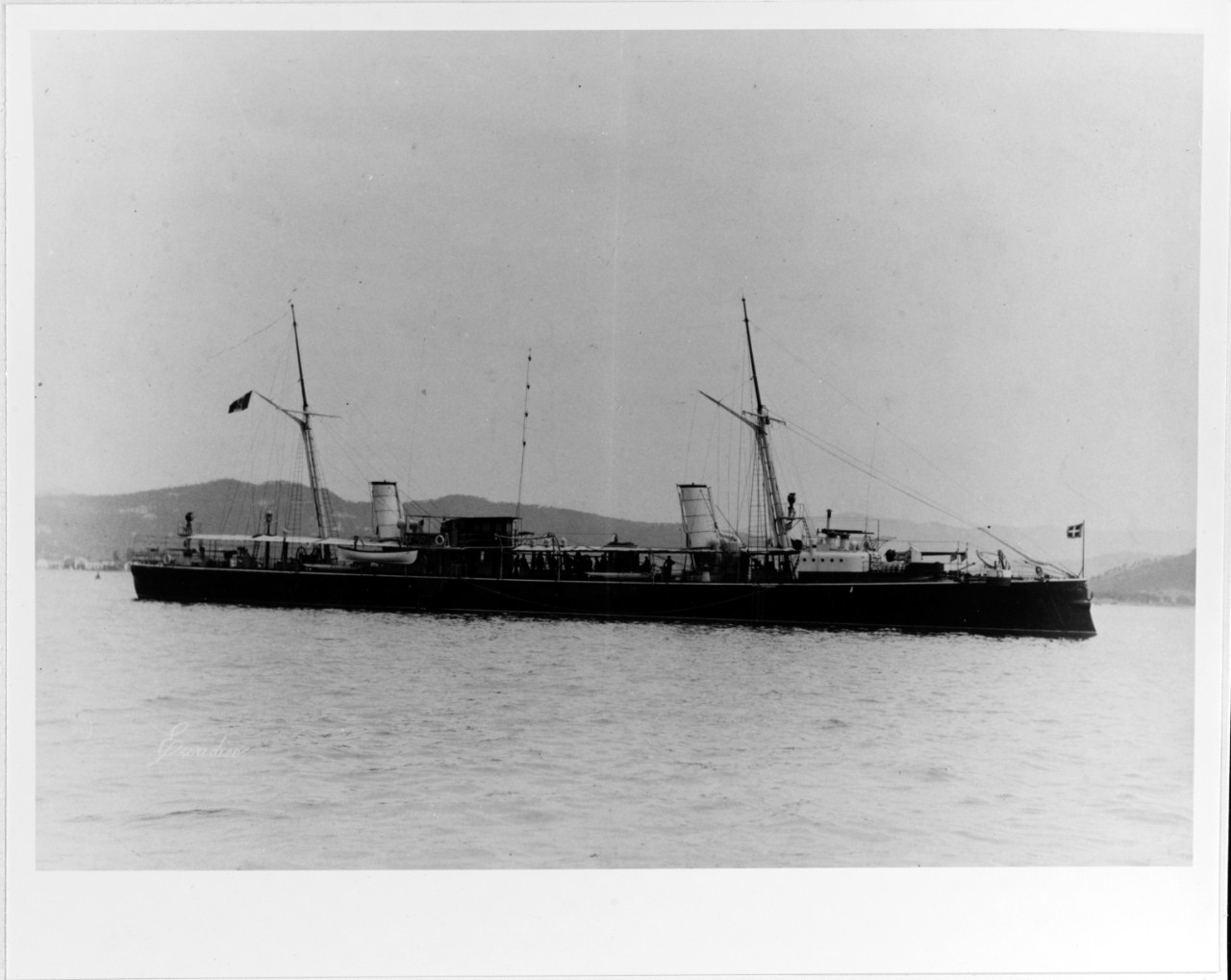 EURIDICE (Italian Torpedo Gunboat, 1891-1907) 