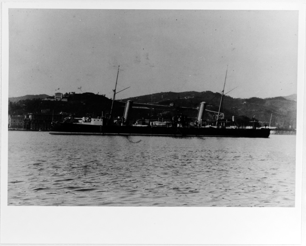 ARETUSA (Italian Torpedo Gunboat, 1891-1912) 