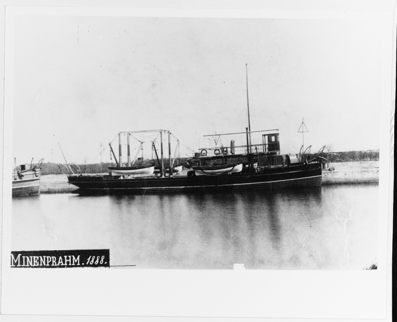 MINENPRAHM II (German coastal minelayer, circa 1880's)