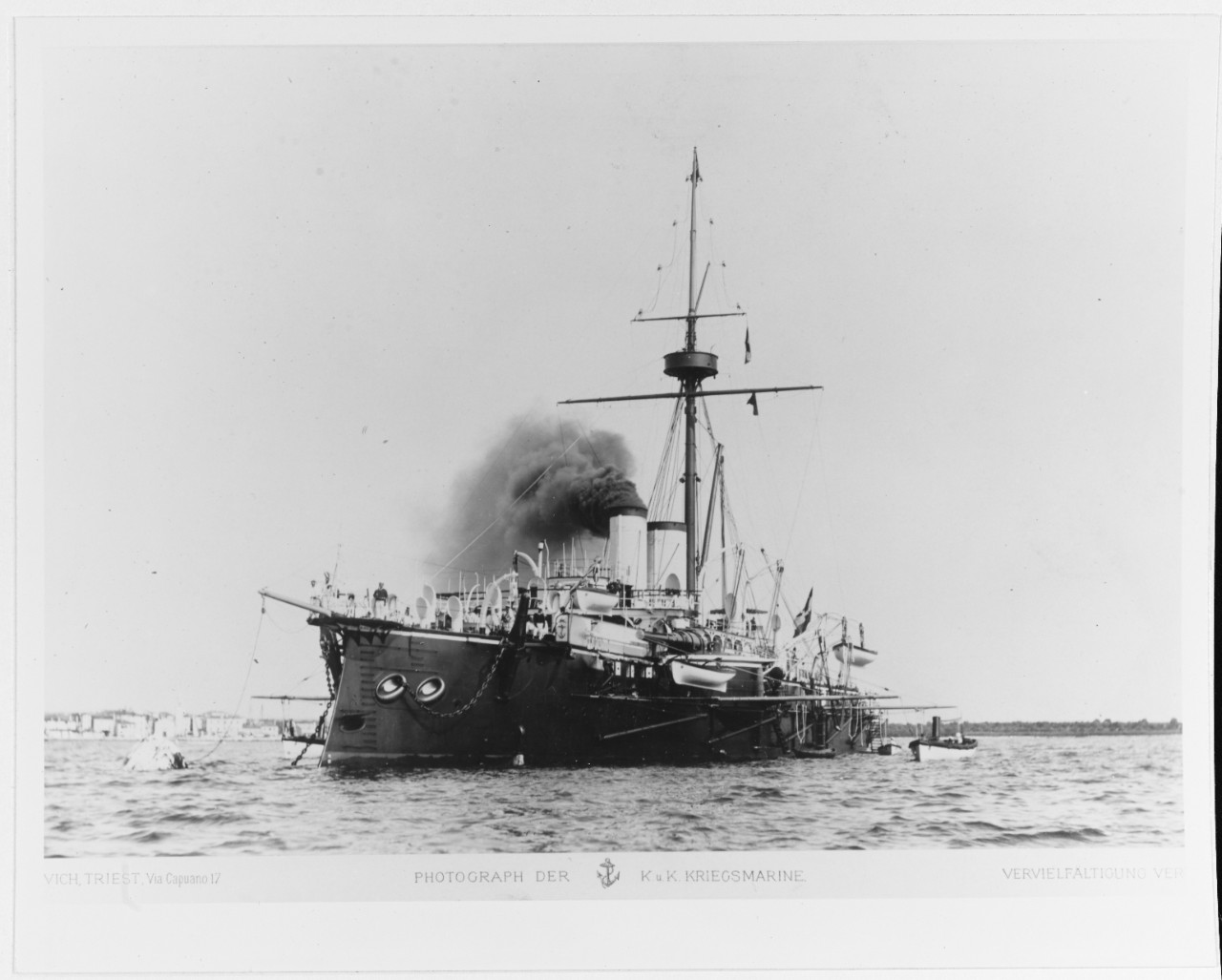 KRONPRINZ ERZHERZOG RUDOLF (Austrian battleship, 1887-1922)