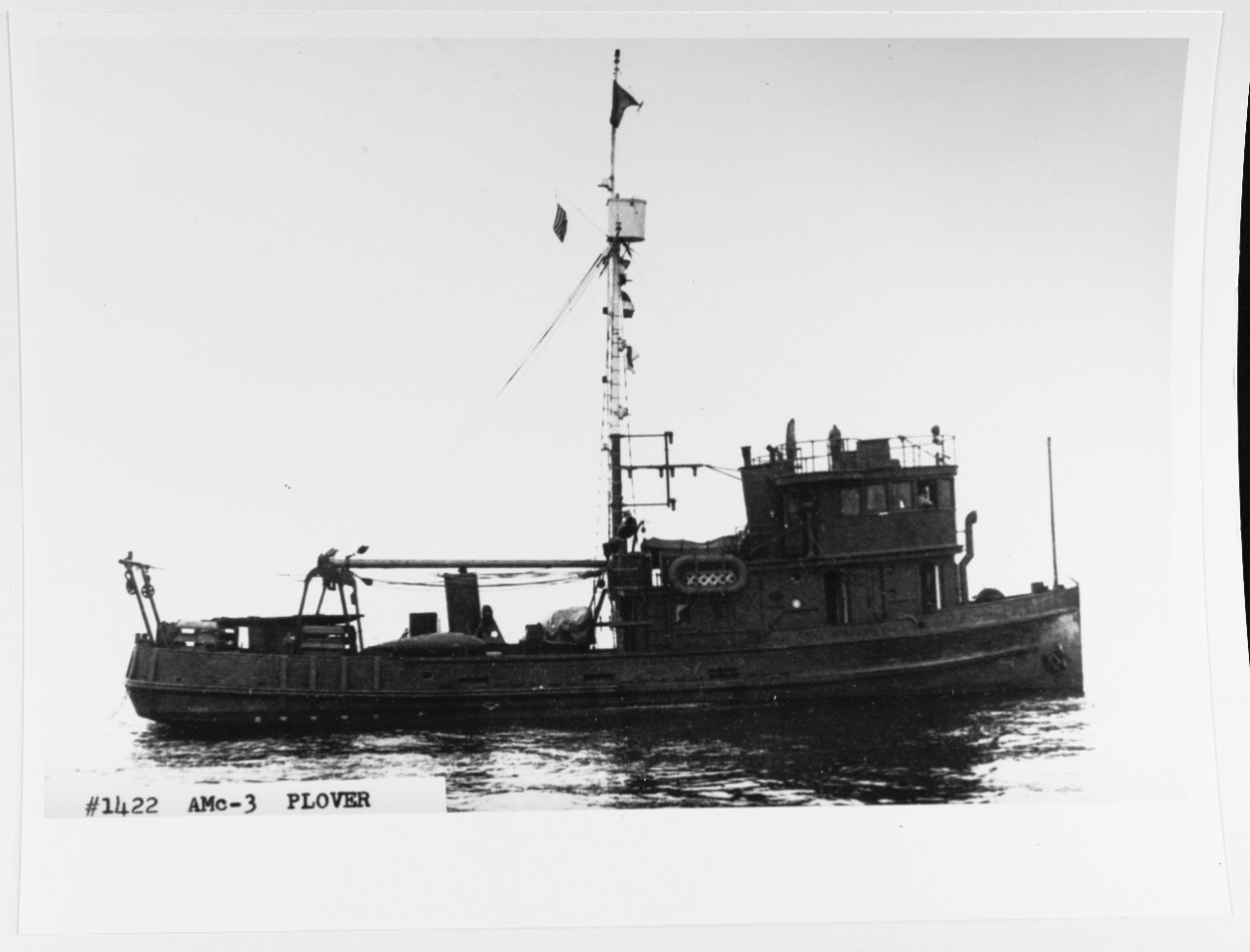 USS PLOVER (Am-3)
