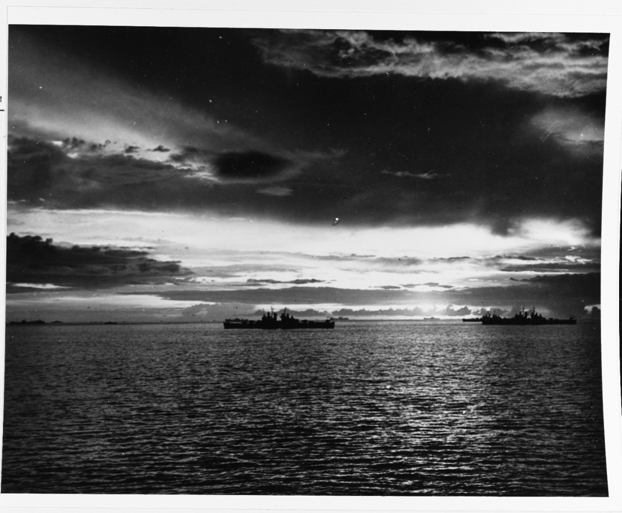 "Sunset on the Sulu sea"