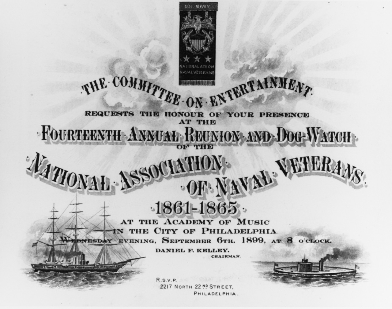 National Association of Naval Veterans, 1861-1865.