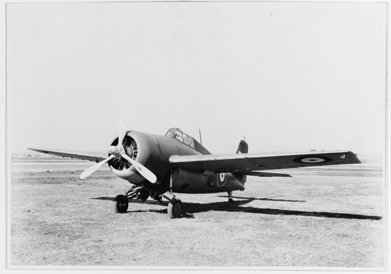 Photo #: NH 89676  British Royal Navy &quot;Martlet IV&quot; fighter