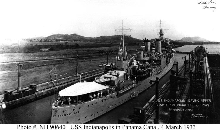 Photo #: NH 90640  USS Indianapolis (CA-35)
