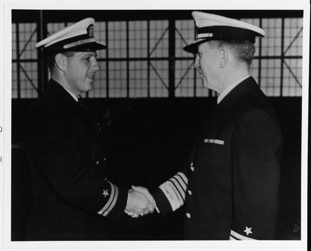 Lieutenant Sheldon H. Kinney and Admiral Royal Eason Ingersoll