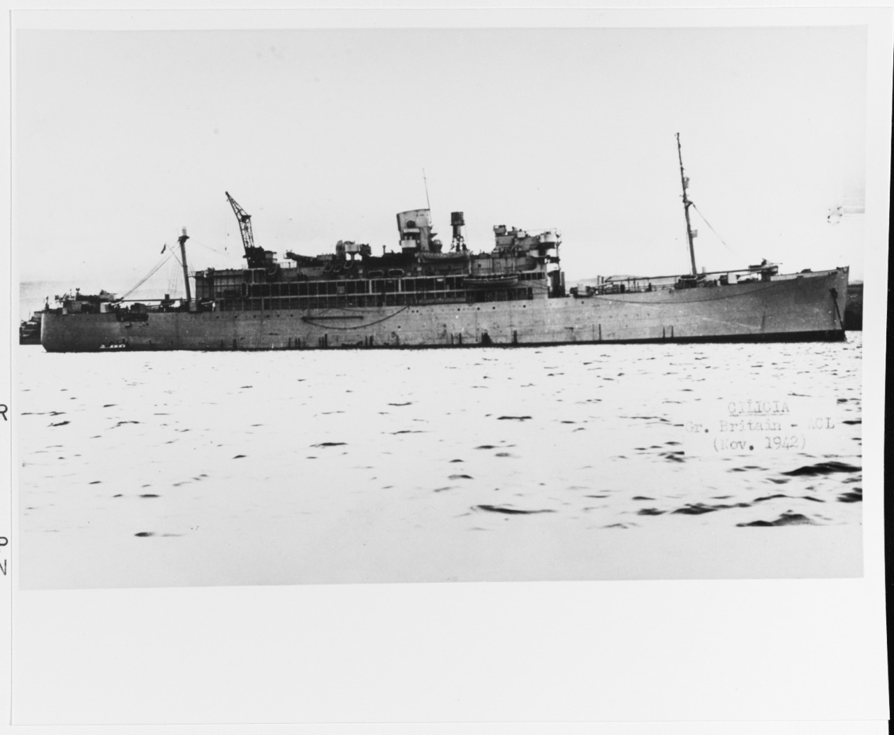 S.S. CILICIA (British Armed Merchant Cruiser 1937-)