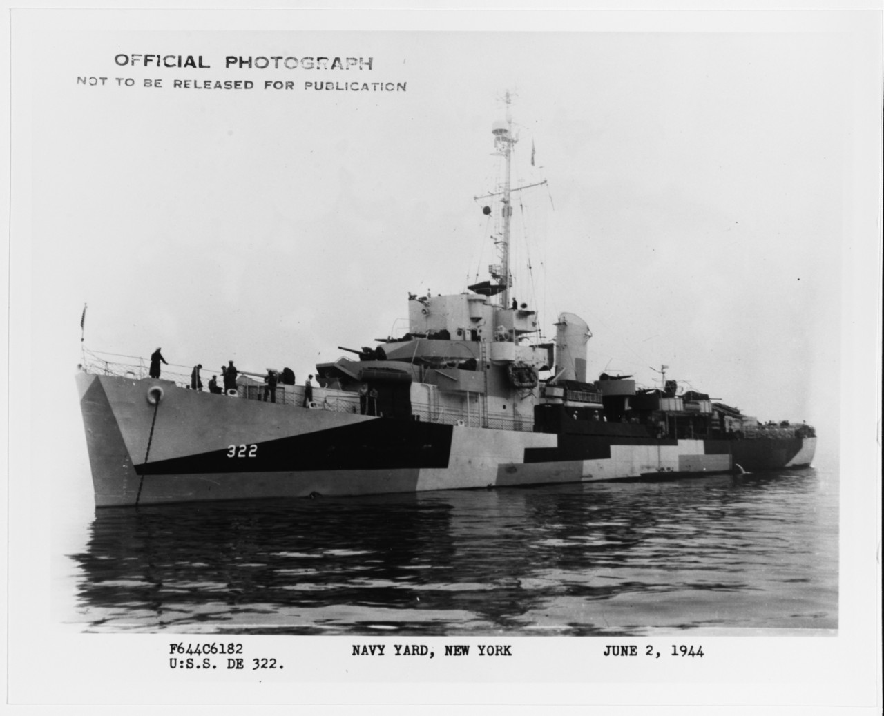 Photo #: NH 91565  USS Newell