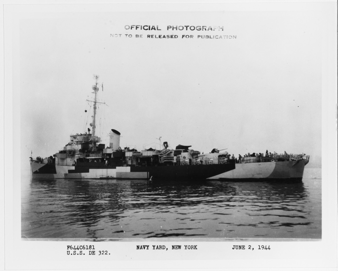 Photo #: NH 91566  USS Newell