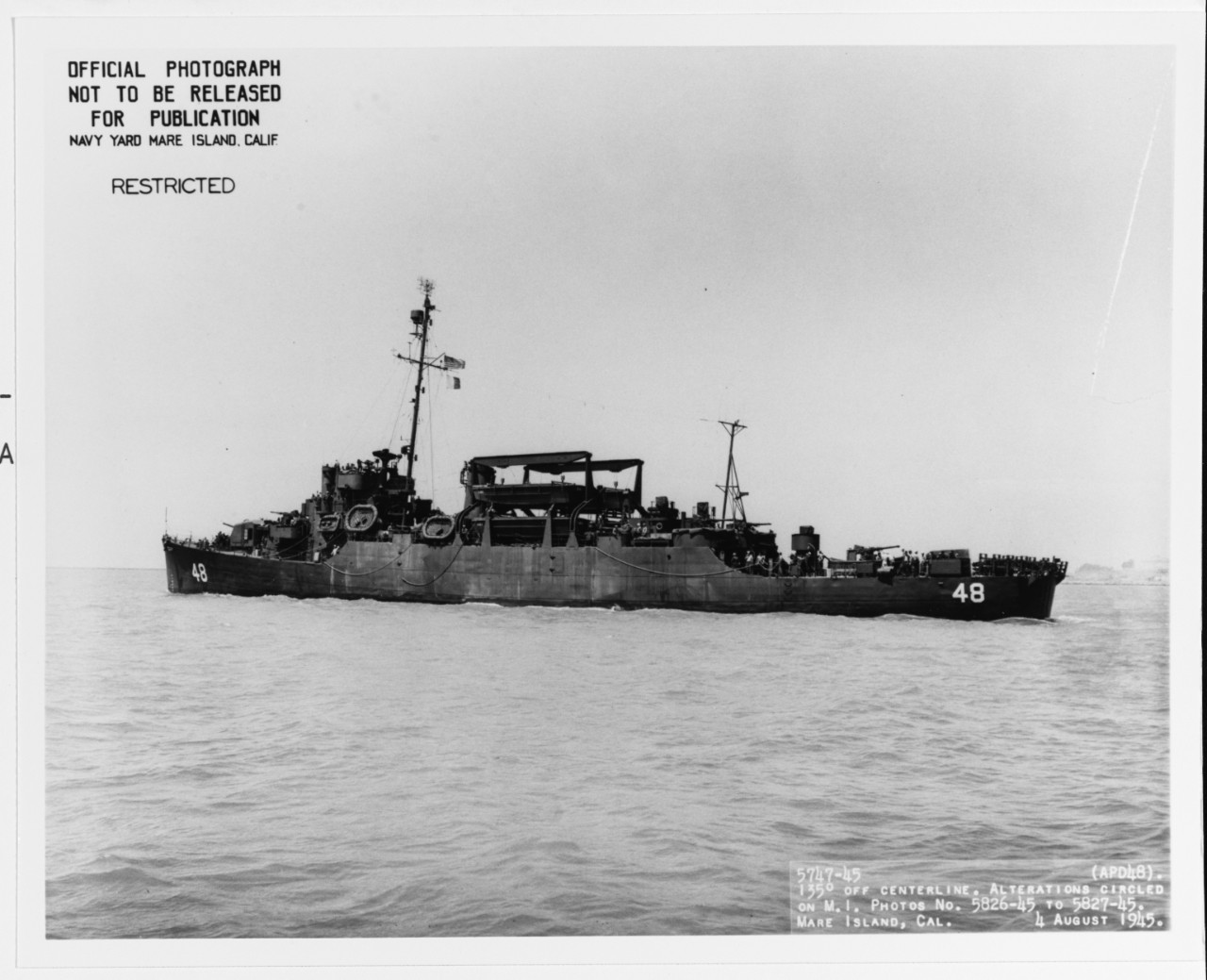 Photo #: NH 91839  USS Blessman