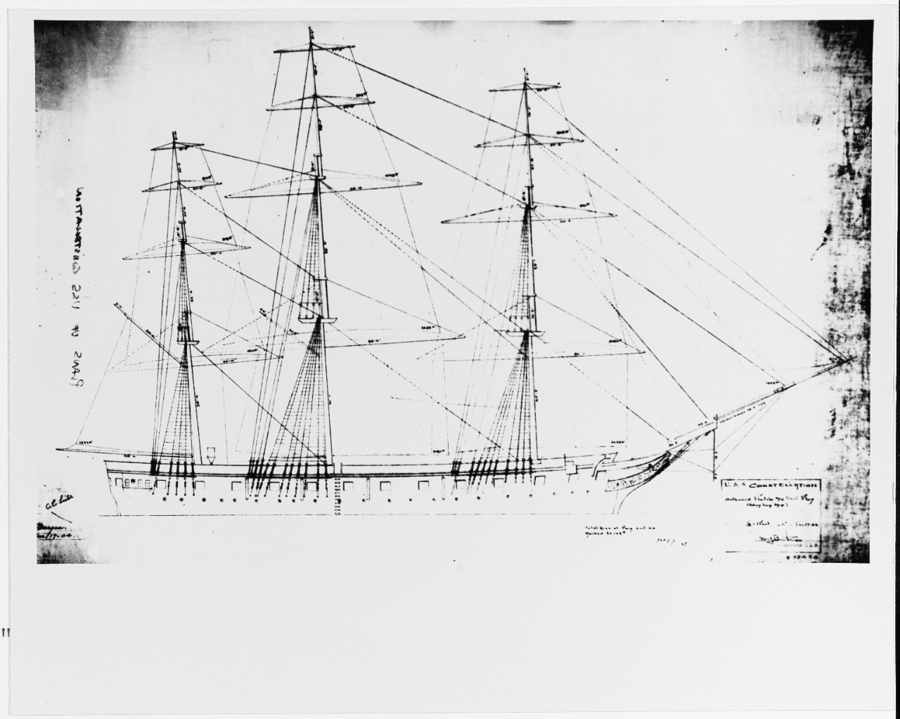 USS CONSTELLATION, 1855-1955