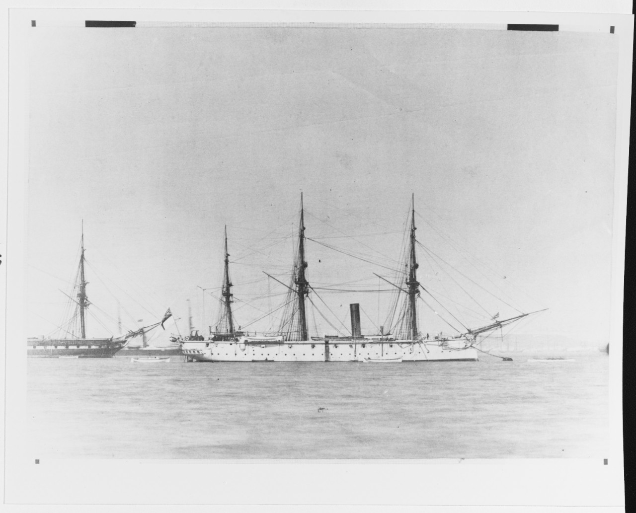 British "C" Class Cruiser of 1878. CHAMPION, CLEOPATRA, COMUS, CONQUEST, CURACOA