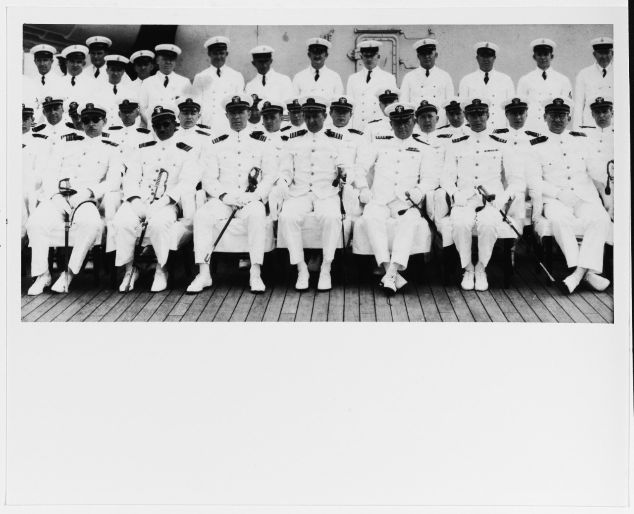 USS LOUISVILLE (CA-28), officers and chief petty officers