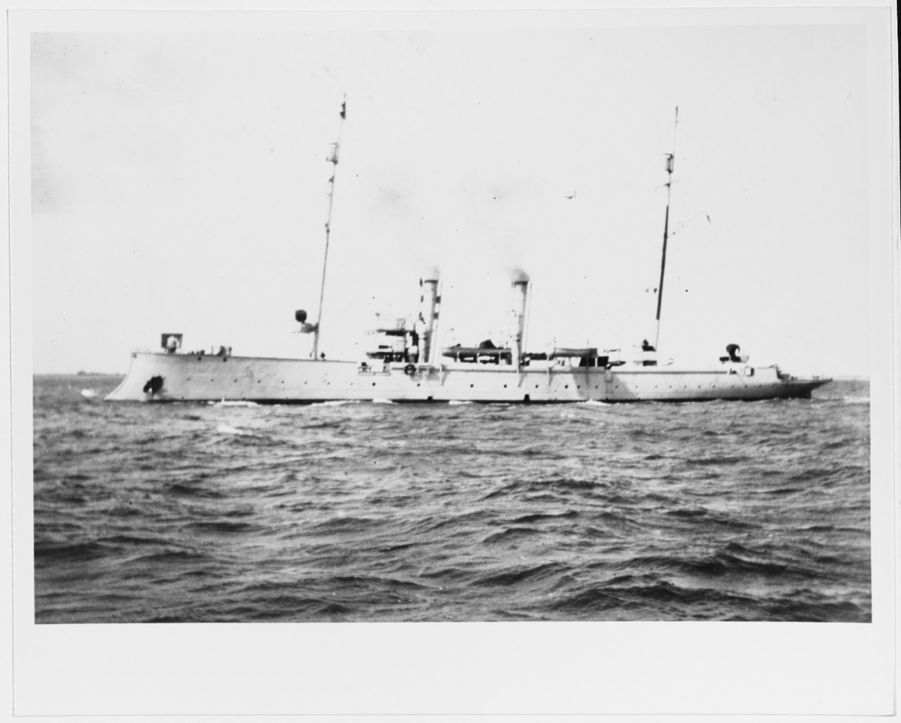 German Blitz-class small cruiser at sea in about 1914