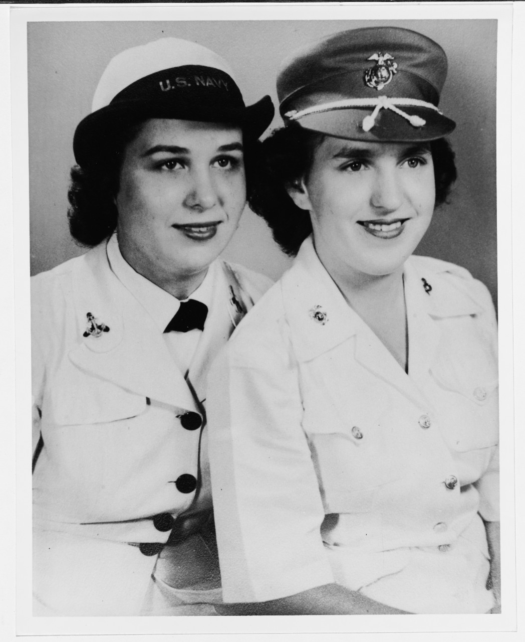 Lillian Elizabeth Frazee, USN, and Agnes Louise Frazee, USMC