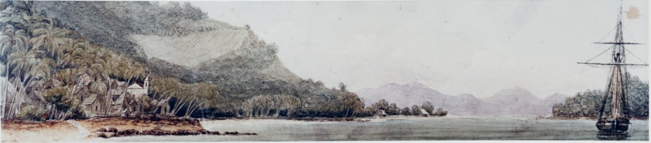 Island of Taboga in the bay of Panama.
