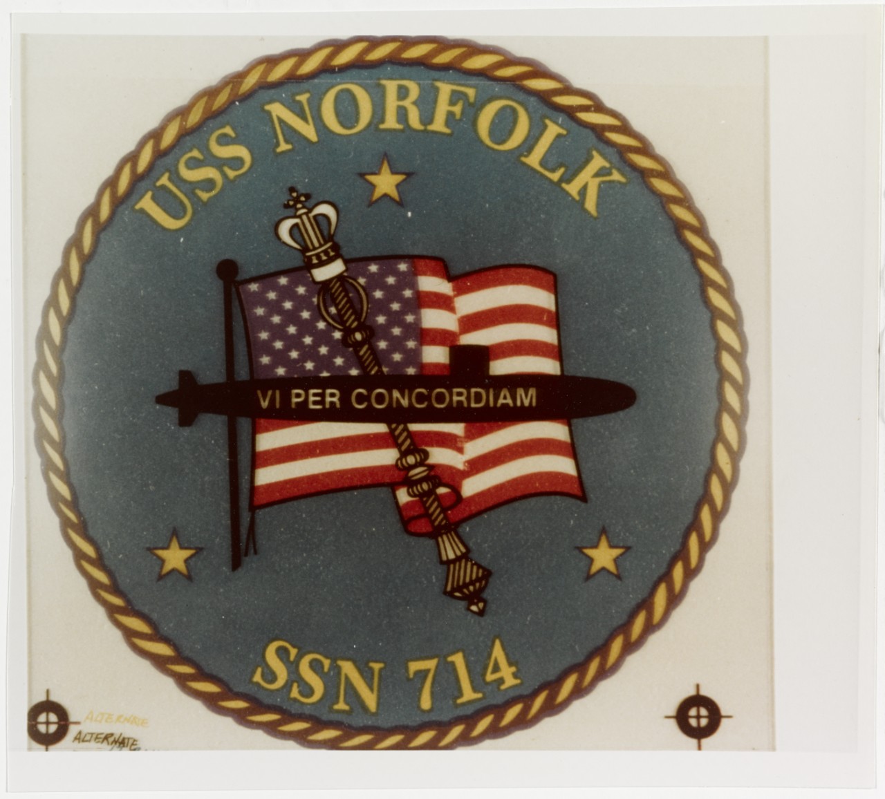 Insignia: USS NORFOLK (SSN-714)