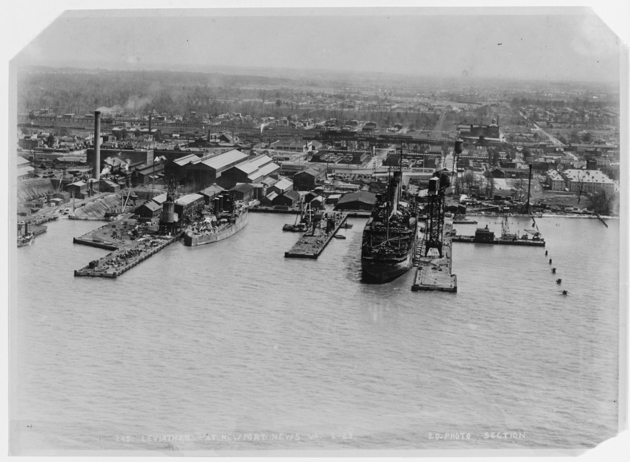 Photo #: NH 93533  Newport News Shipbuilding and Dry Dock Company shipyard,