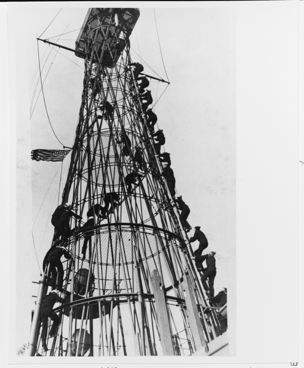 Battleship Basket Mast, circa 1909-16