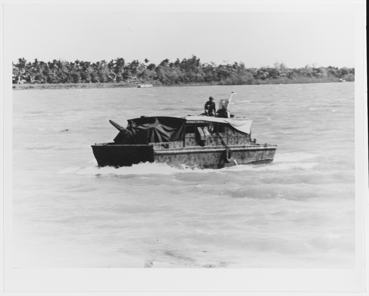 South Vietnamese river gunboat