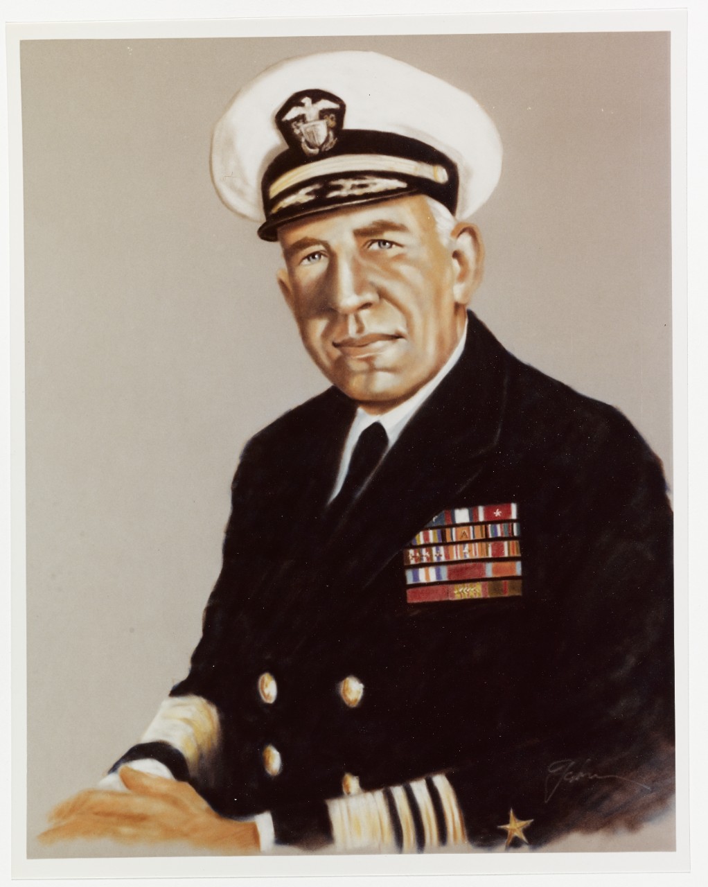 Photo #: NH 94035-KN Admiral John Lesslie Hall, Jr., USN (Retired)