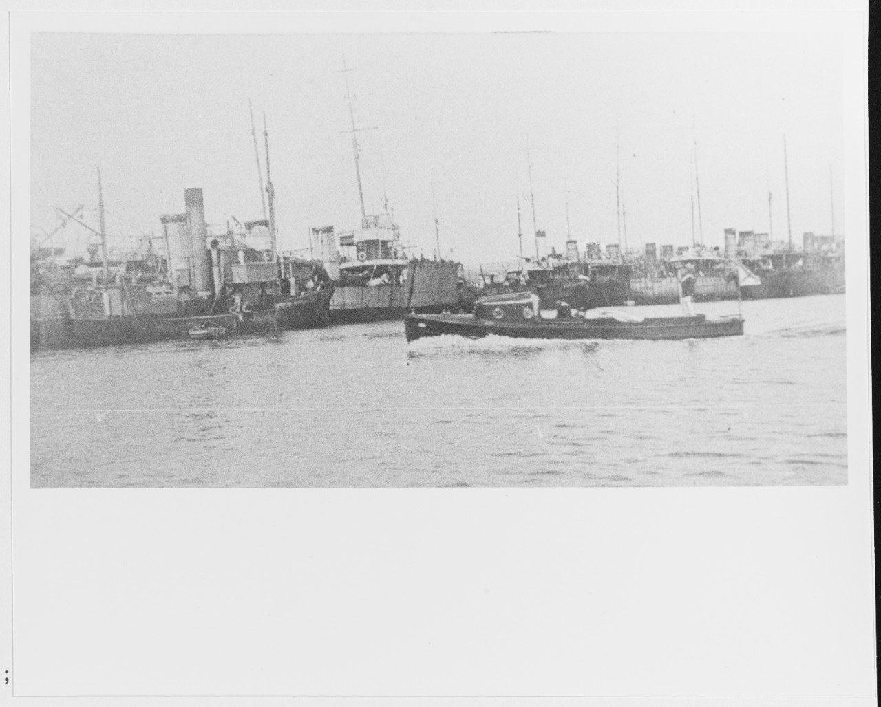 Russian Warships at Bizerte, North Africa, Interned ca. 1920-1921