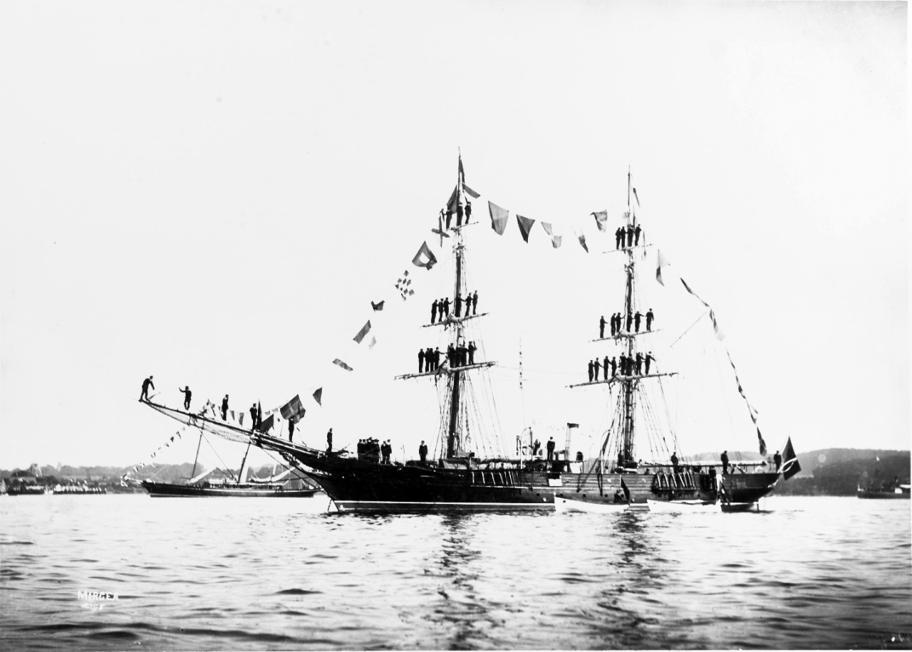 MIRCEA (Romanian Training ship, 1882-c1933.)
