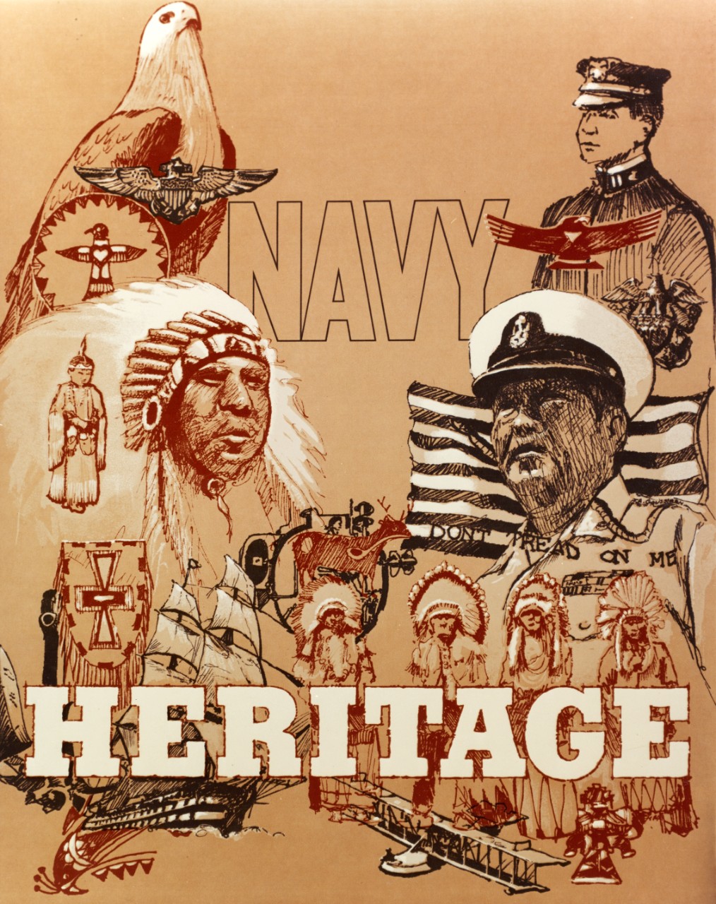 Recruiting Poster "Navy Heritage" by Timothy Gaussiran