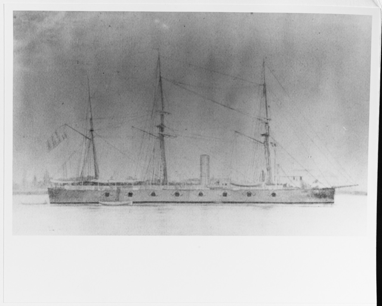 Photo #: NH 95018  USS New Ironsides (1862-1866)