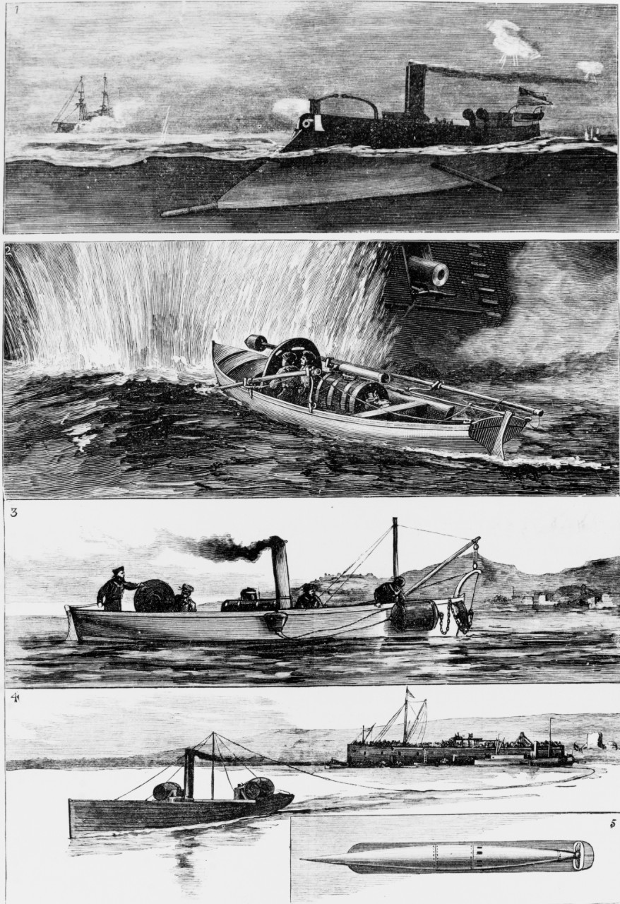 Photo #: NH 95129  &quot;Illustrations of Torpedo Warfare&quot;
