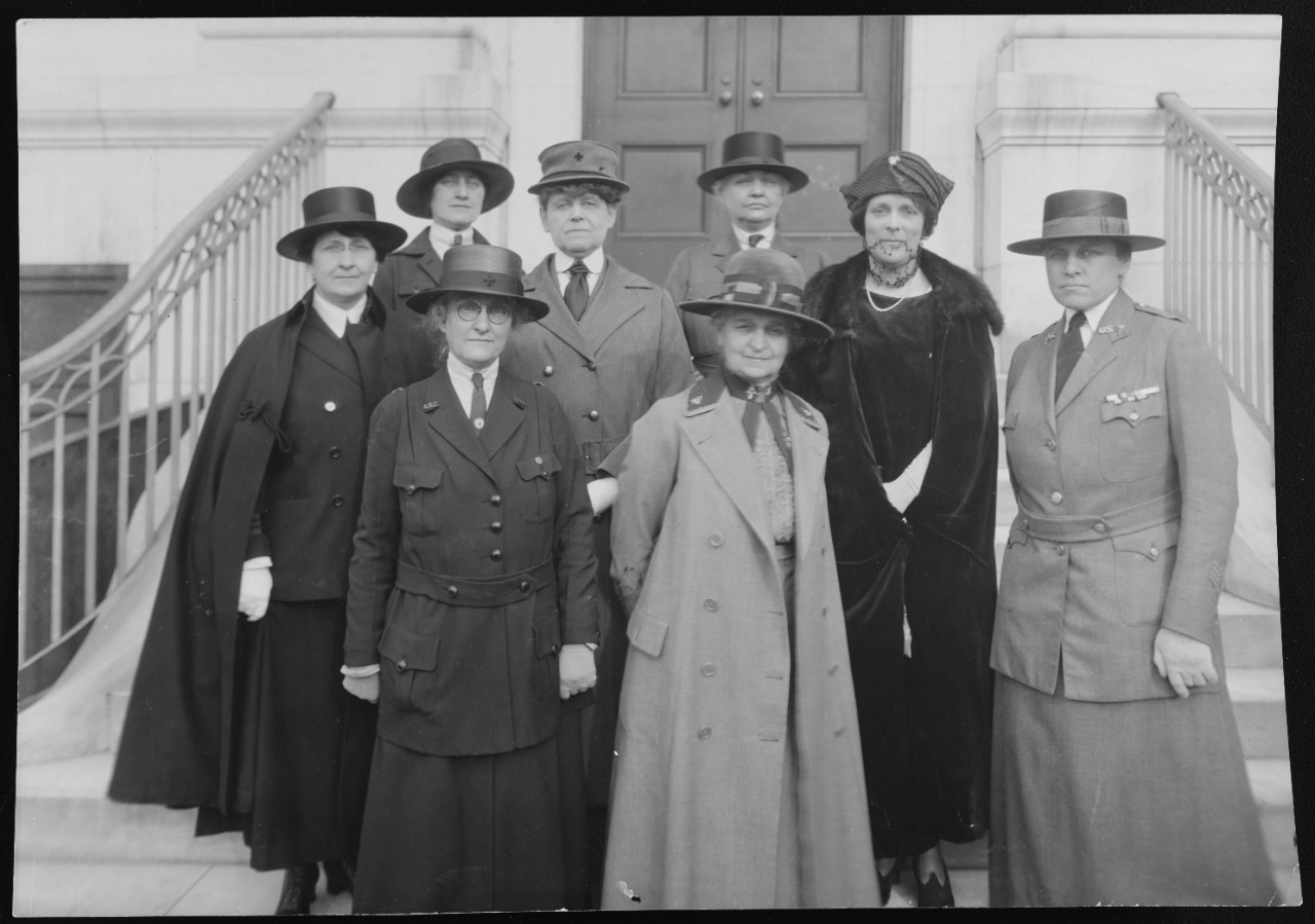 Photo #: NH 95294  Attendees at a reception for Dame Maud McCarthy, Washington, D.C., 14 March 1924