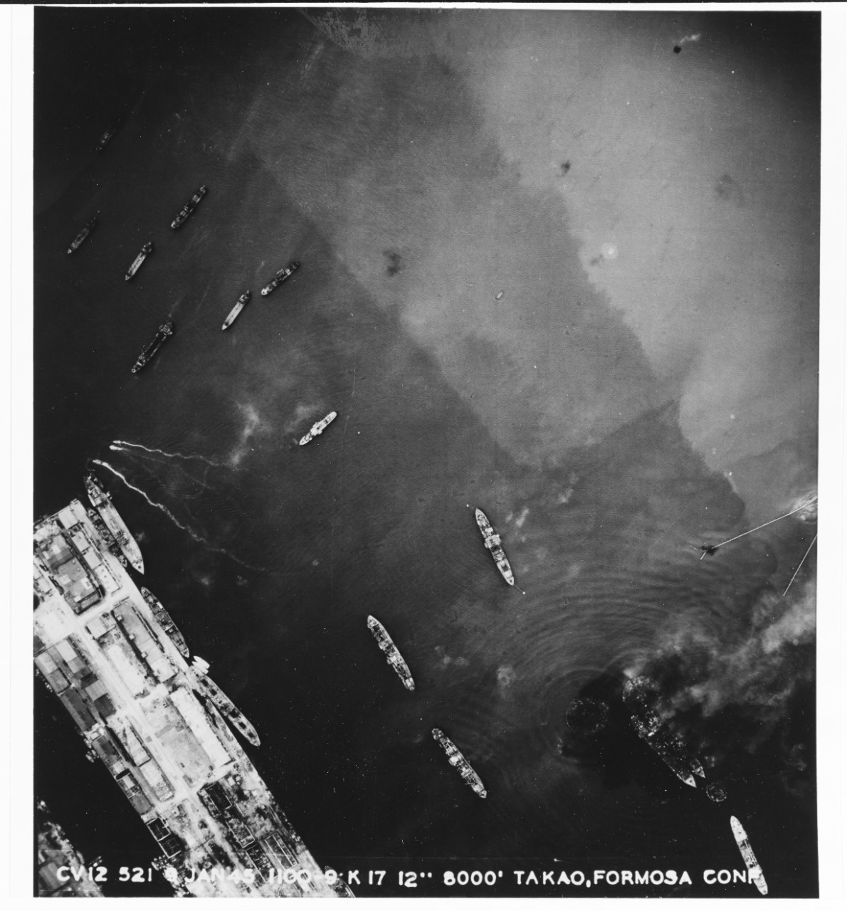 Carrier raids in the South China Sea, January 1945