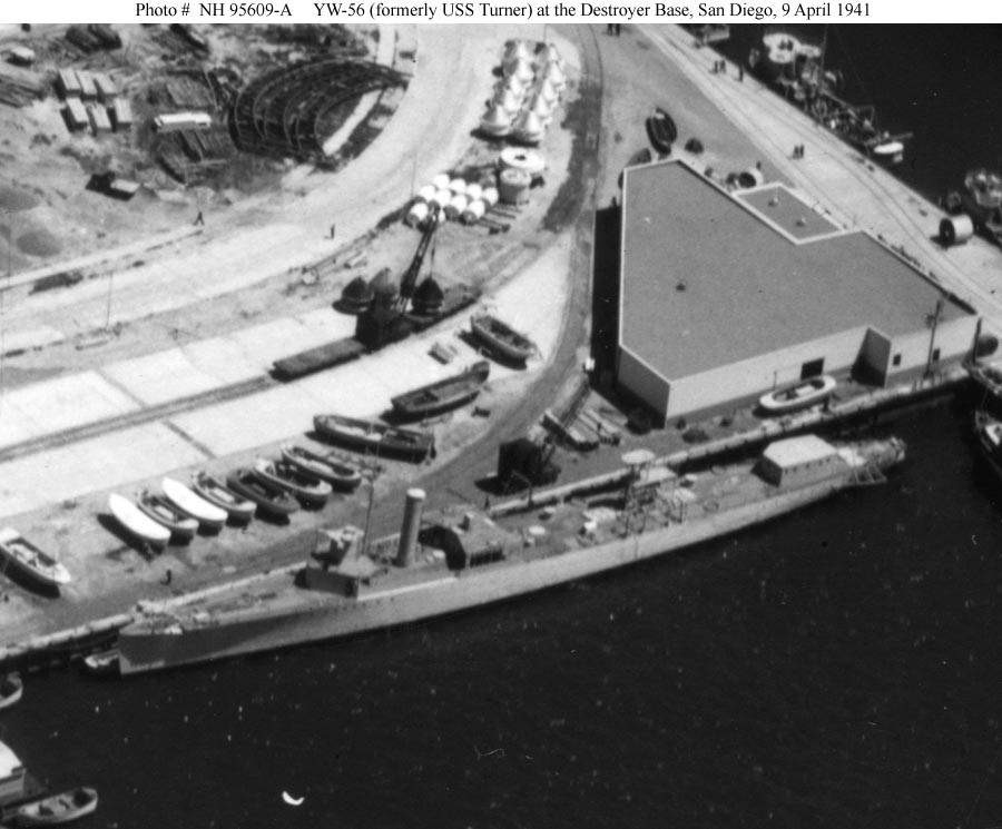 Photo #: NH 95609-A  U.S. Navy Water Barge YW-56