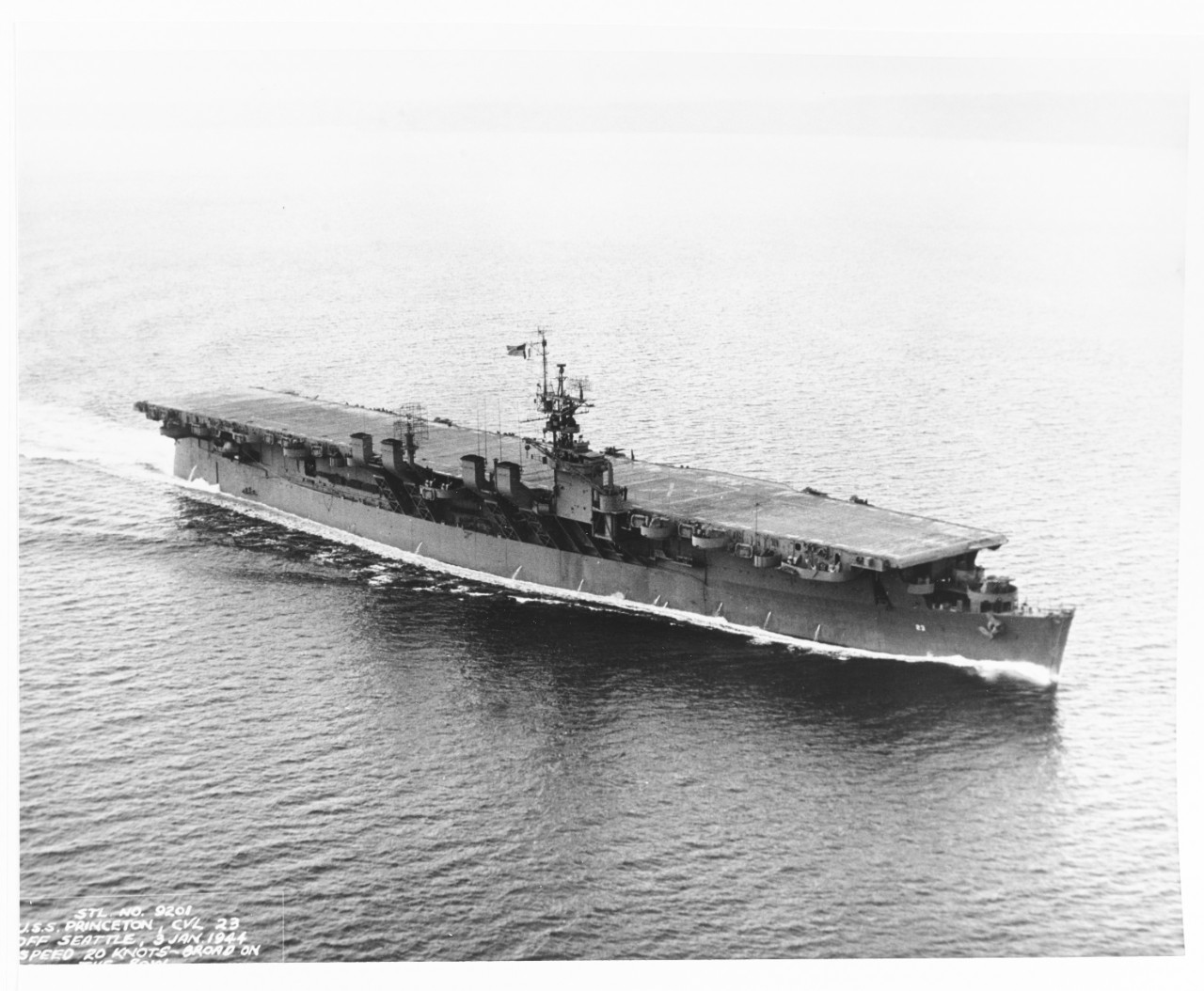 Photo #: NH 95651  USS Princeton (CVL-23)