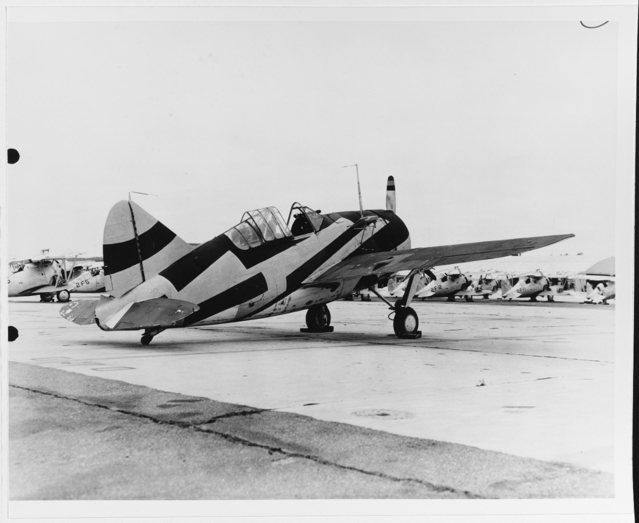 Photo #: NH 96146  Brewster F2A-1 fighter