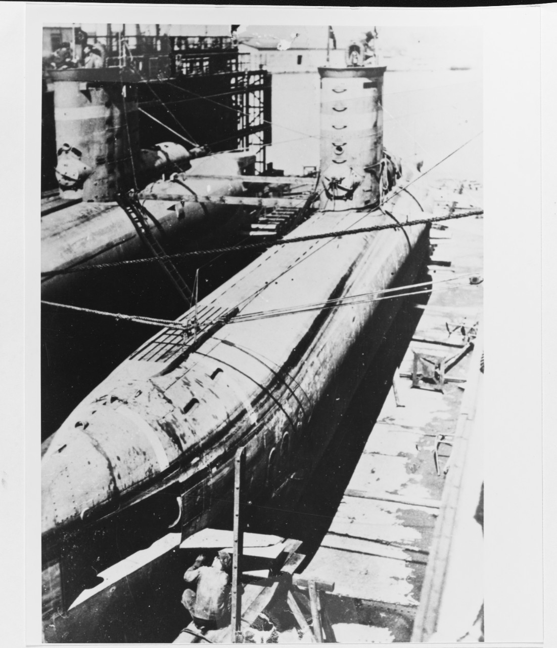 Two German type XXIII submarines