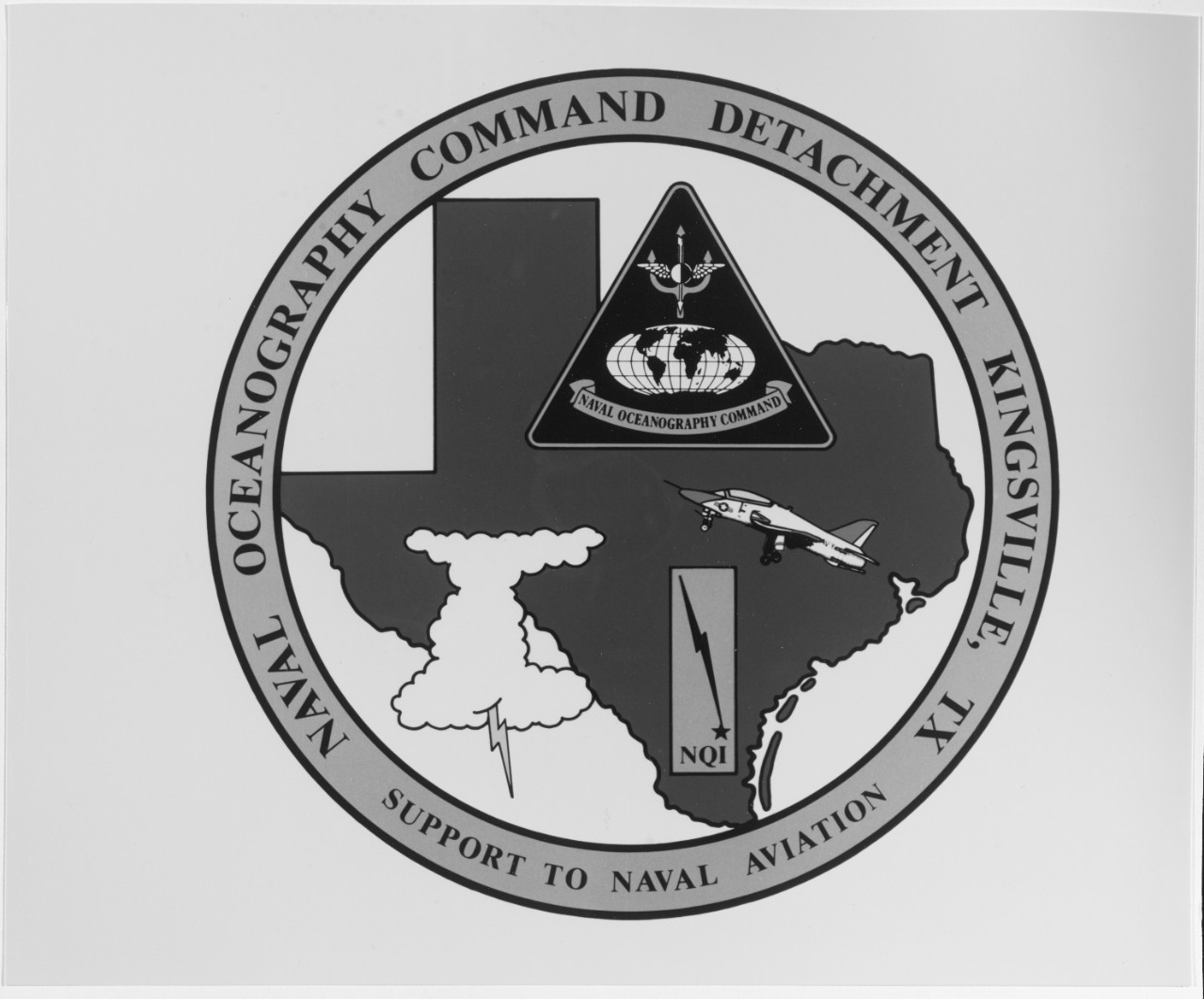 Insignia:  Naval Oceanography Command Detachment, Kingsville, Texas