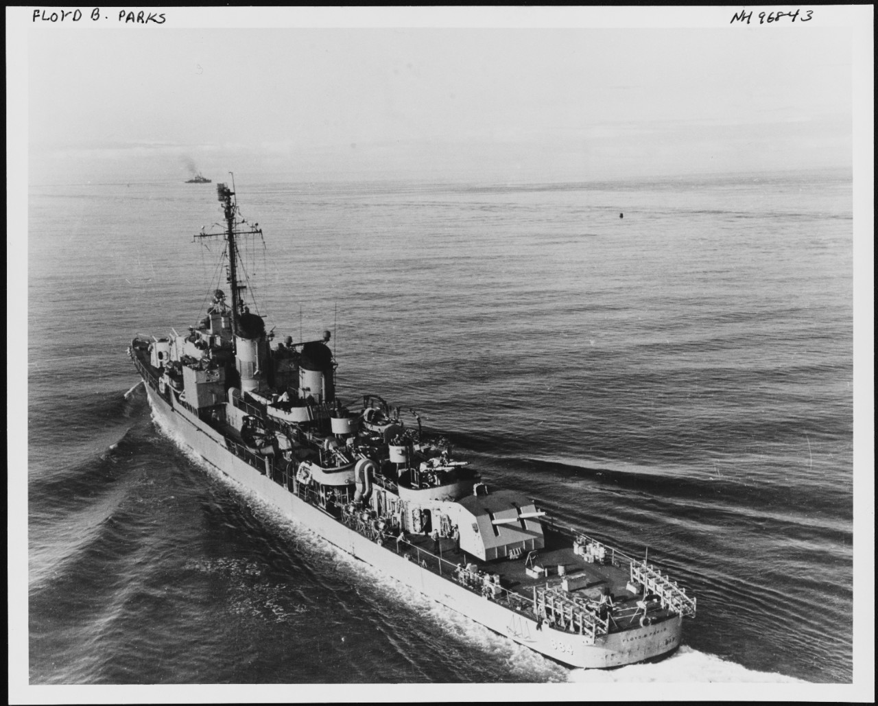 Photo #: NH 96843 USS Floyd B. Parks (DD-884)