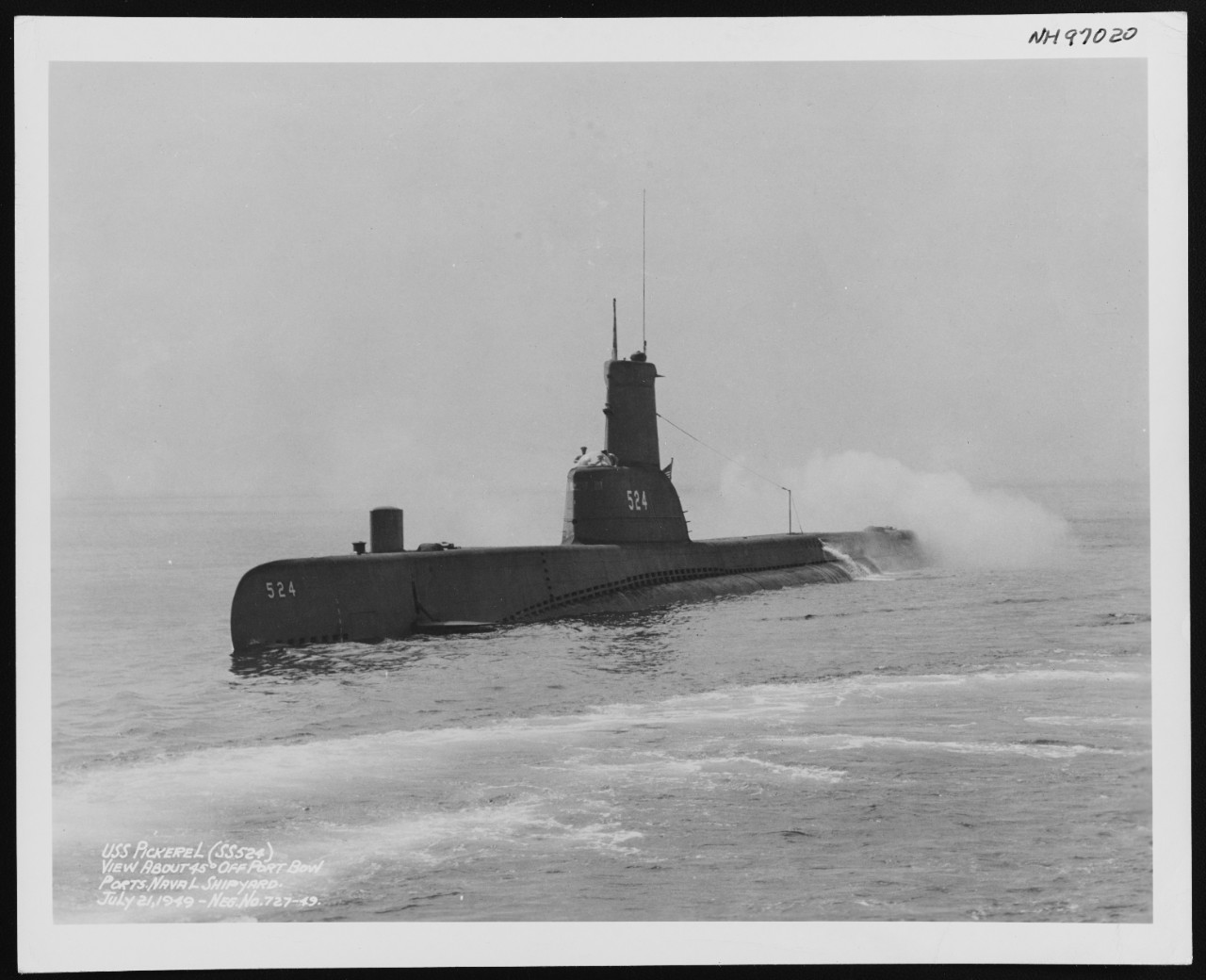 Photo #: NH 97020  USS Pickerel (SS-524)