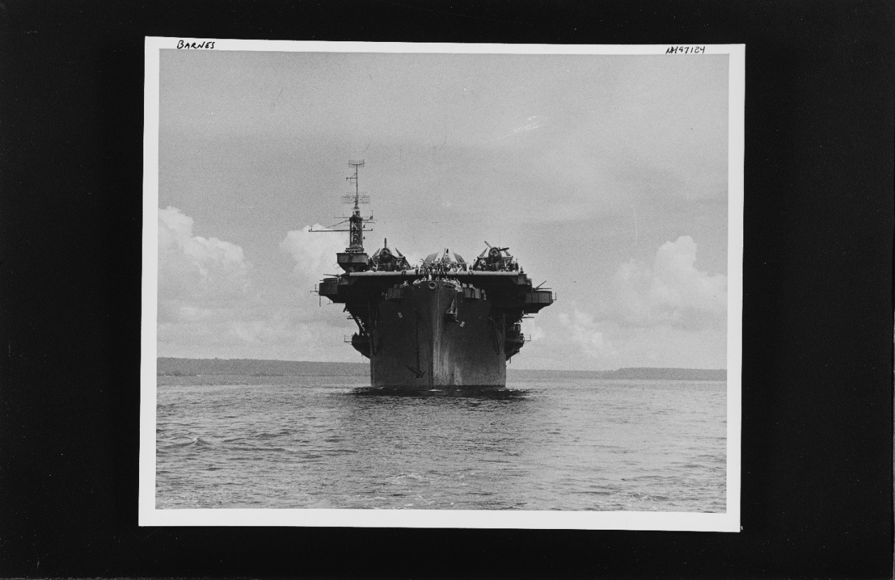 Photo #: NH 97124  USS Barnes (CVE-20)
