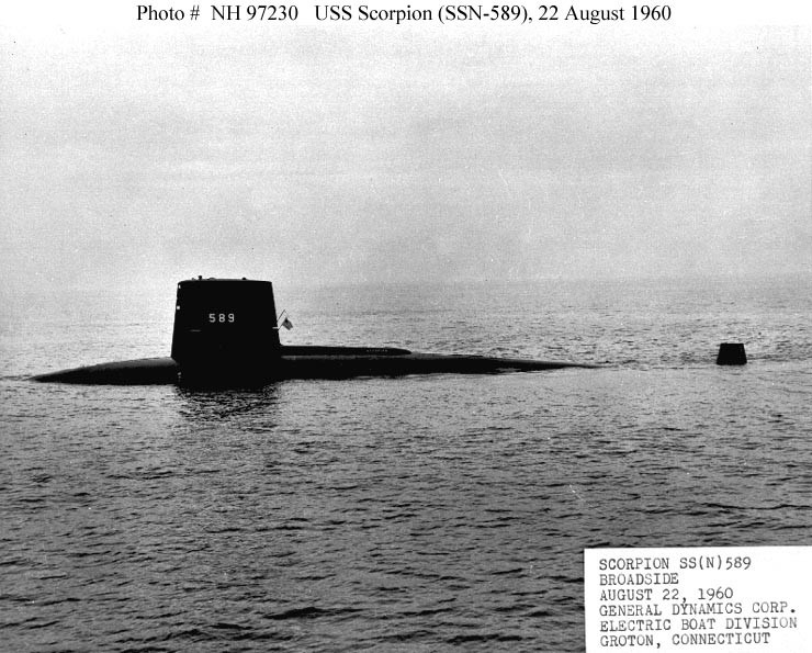 Photo #: NH 97230  USS Scorpion (SSN-589)