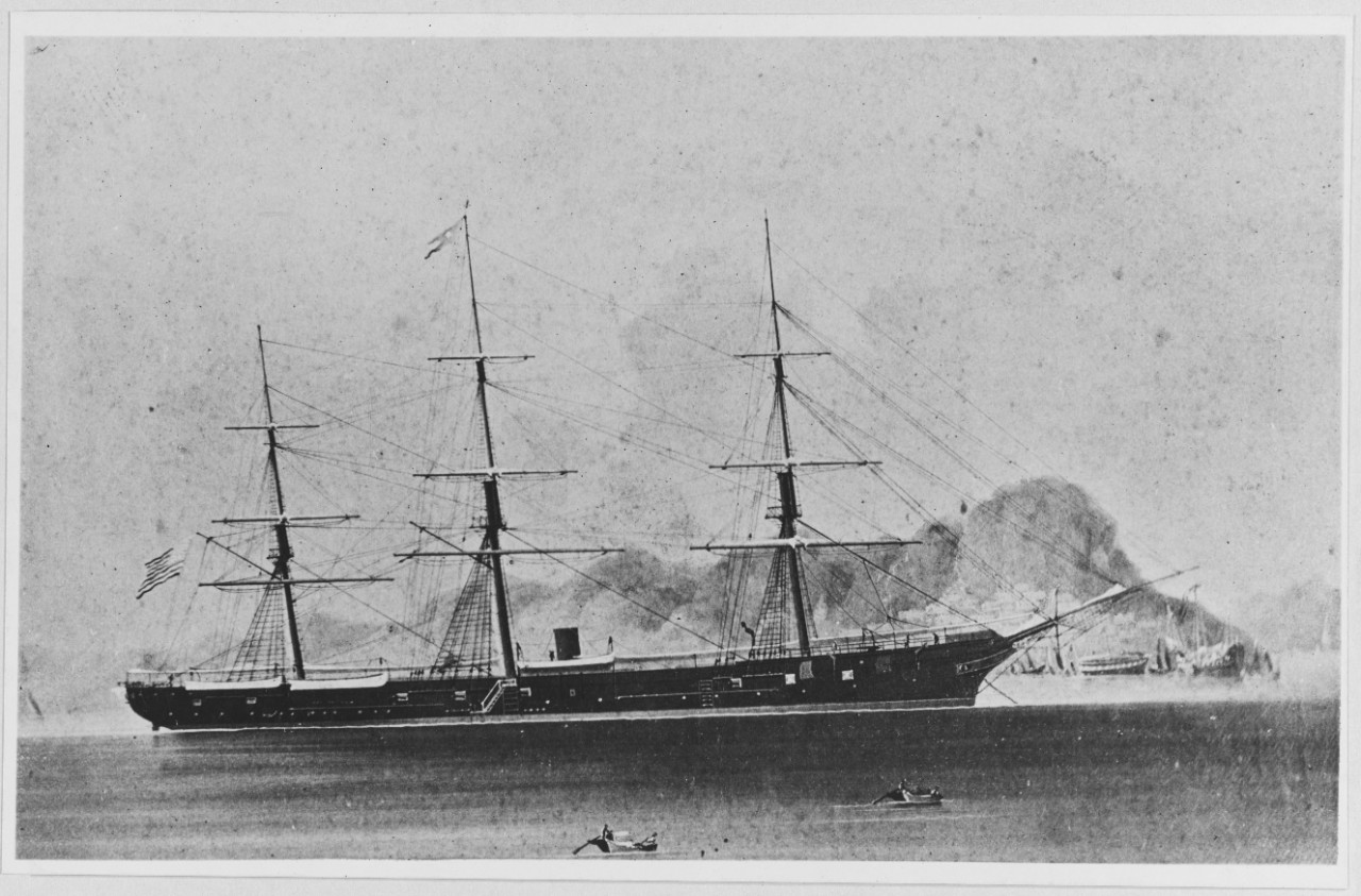Photo #: NH 97294  USS Ticonderoga (1863-1887)