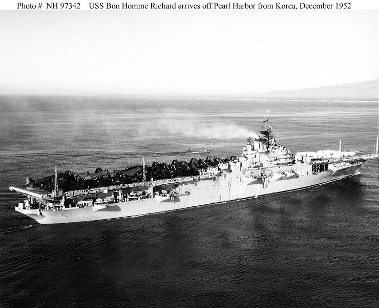 Photo #: NH 97342  USS Bon Homme Richard (CVA-31)