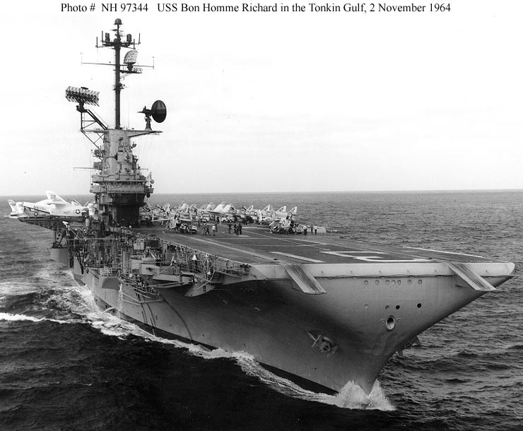 Photo #: NH 97344  USS Bon Homme Richard (CVA-31)