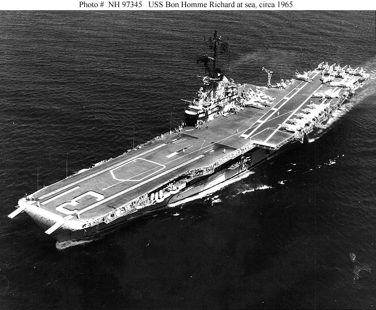 Photo #: NH 97345  USS Bon Homme Richard (CVA-31)